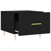 Thumbnail for Couchtisch Schwarz 50x50x40 cm Holzwerkstoff