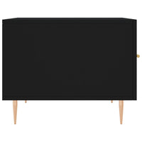 Thumbnail for Couchtisch Schwarz 50x50x40 cm Holzwerkstoff