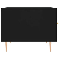 Thumbnail for Couchtische 2 Stk. Schwarz 50x50x40 cm Holzwerkstoff