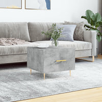 Thumbnail for Couchtisch Betongrau 50x50x40 cm Holzwerkstoff