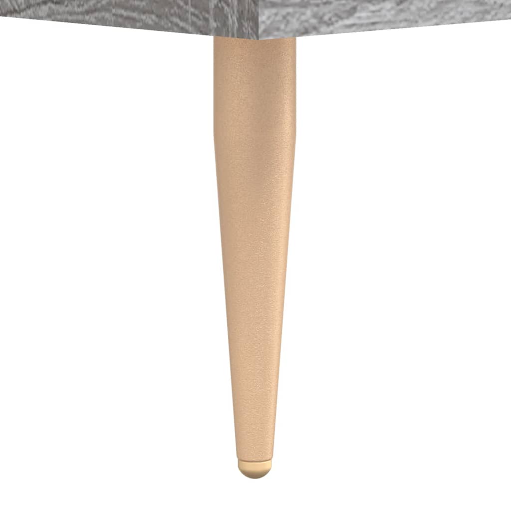 Couchtisch Grau Sonoma 50x50x40 cm Holzwerkstoff