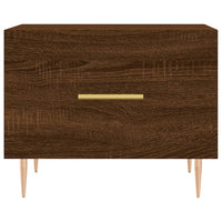 Thumbnail for Couchtische 2 Stk. Braun Eichen-Optik 50x50x40 cm Holzwerkstoff