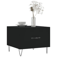 Thumbnail for Couchtische 2 Stk. Schwarz 50x50x40 cm Holzwerkstoff
