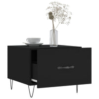 Thumbnail for Couchtische 2 Stk. Schwarz 50x50x40 cm Holzwerkstoff