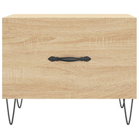 Thumbnail for Couchtische 2 Stk. Sonoma-Eiche 50x50x40 cm Holzwerkstoff