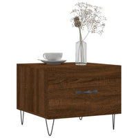 Thumbnail for Couchtisch Braun Eichen-Optik 50x50x40 cm Holzwerkstoff
