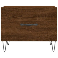 Thumbnail for Couchtische 2 Stk. Braun Eichen-Optik 50x50x40 cm Holzwerkstoff