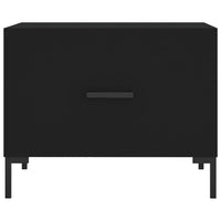 Thumbnail for Couchtisch Schwarz 50x50x40 cm Holzwerkstoff
