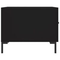Thumbnail for Couchtisch Schwarz 50x50x40 cm Holzwerkstoff