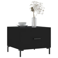 Thumbnail for Couchtische 2 Stk. Schwarz 50x50x40 cm Holzwerkstoff