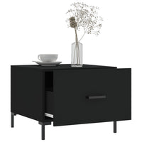 Thumbnail for Couchtische 2 Stk. Schwarz 50x50x40 cm Holzwerkstoff