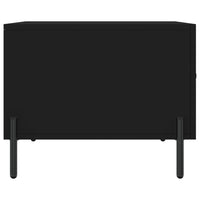 Thumbnail for Couchtisch Schwarz 50x50x40 cm Holzwerkstoff