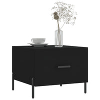 Thumbnail for Couchtische 2 Stk. Schwarz 50x50x40 cm Holzwerkstoff