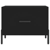 Thumbnail for Couchtische 2 Stk. Schwarz 50x50x40 cm Holzwerkstoff