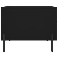 Thumbnail for Couchtische 2 Stk. Schwarz 50x50x40 cm Holzwerkstoff
