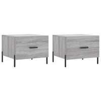 Thumbnail for Couchtische 2 Stk. Grau Sonoma 50x50x40 cm Holzwerkstoff