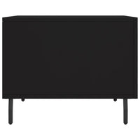 Thumbnail for Couchtisch Schwarz 50x50x40 cm Holzwerkstoff