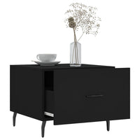 Thumbnail for Couchtische 2 Stk. Schwarz 50x50x40 cm Holzwerkstoff
