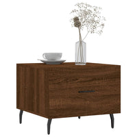 Thumbnail for Couchtisch Braun Eichen-Optik 50x50x40 cm Holzwerkstoff