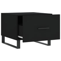 Thumbnail for Couchtische 2 Stk. Schwarz 50x50x40 cm Holzwerkstoff