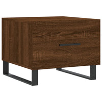 Thumbnail for Couchtisch Braun Eichen-Optik 50x50x40 cm Holzwerkstoff