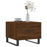 Thumbnail for Couchtisch Braun Eichen-Optik 50x50x40 cm Holzwerkstoff