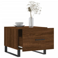 Thumbnail for Couchtisch Braun Eichen-Optik 50x50x40 cm Holzwerkstoff