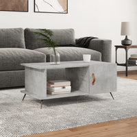 Thumbnail for Couchtisch Betongrau 90x50x40 cm Holzwerkstoff