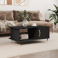 Thumbnail for Couchtisch Schwarz 90x50x40 cm Holzwerkstoff