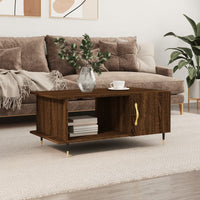 Thumbnail for Couchtisch Braun Eichen-Optik 90x50x40 cm Holzwerkstoff