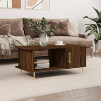 Thumbnail for Couchtisch Braun Eichen-Optik 90x50x40 cm Holzwerkstoff