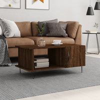 Thumbnail for Couchtisch Braun Eichen-Optik 90x50x40 cm Holzwerkstoff