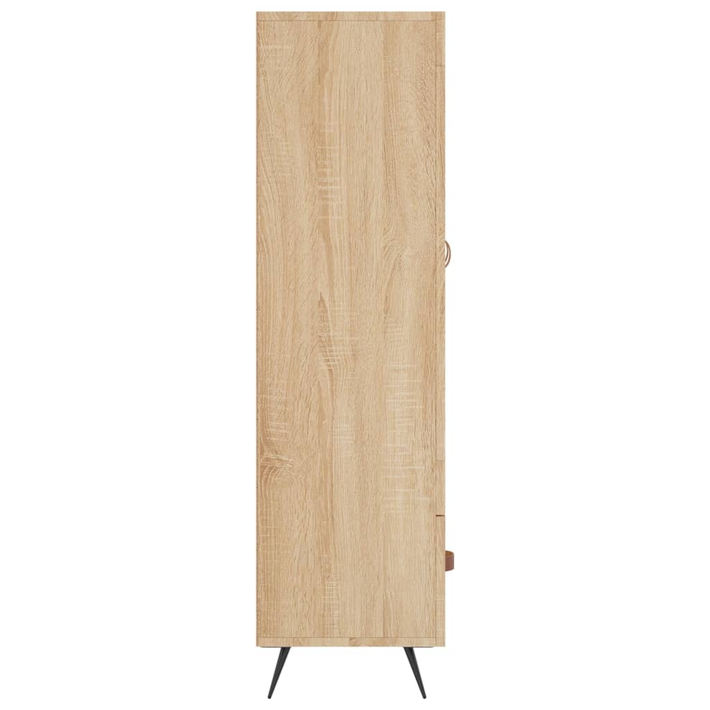 Highboard Sonoma-Eiche 69,5x31x115 cm Holzwerkstoff