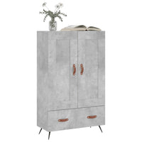 Thumbnail for Highboard Betongrau 69,5x31x115 cm Holzwerkstoff