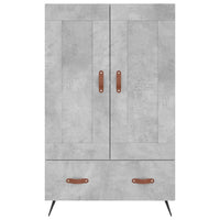 Thumbnail for Highboard Betongrau 69,5x31x115 cm Holzwerkstoff