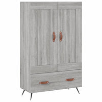 Thumbnail for Highboard Grau Sonoma 69,5x31x115 cm Holzwerkstoff