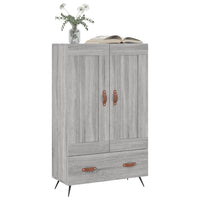 Thumbnail for Highboard Grau Sonoma 69,5x31x115 cm Holzwerkstoff
