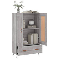 Thumbnail for Highboard Grau Sonoma 69,5x31x115 cm Holzwerkstoff