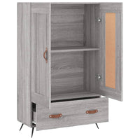 Thumbnail for Highboard Grau Sonoma 69,5x31x115 cm Holzwerkstoff