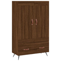Thumbnail for Highboard Braun Eichen-Optik 69,5x31x115 cm Holzwerkstoff