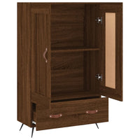 Thumbnail for Highboard Braun Eichen-Optik 69,5x31x115 cm Holzwerkstoff
