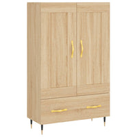 Thumbnail for Highboard Sonoma-Eiche 69,5x31x115 cm Holzwerkstoff