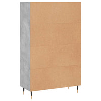 Thumbnail for Highboard Betongrau 69,5x31x115 cm Holzwerkstoff