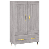 Thumbnail for Highboard Grau Sonoma 69,5x31x115 cm Holzwerkstoff