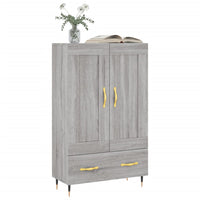 Thumbnail for Highboard Grau Sonoma 69,5x31x115 cm Holzwerkstoff