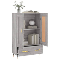 Thumbnail for Highboard Grau Sonoma 69,5x31x115 cm Holzwerkstoff