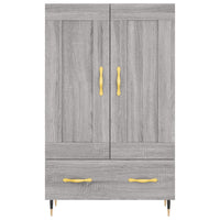Thumbnail for Highboard Grau Sonoma 69,5x31x115 cm Holzwerkstoff