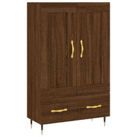 Thumbnail for Highboard Braun Eichen-Optik 69,5x31x115 cm Holzwerkstoff