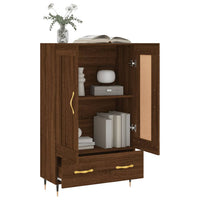 Thumbnail for Highboard Braun Eichen-Optik 69,5x31x115 cm Holzwerkstoff
