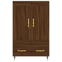 Thumbnail for Highboard Braun Eichen-Optik 69,5x31x115 cm Holzwerkstoff